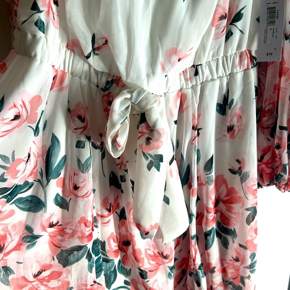 NWT Premier Armour Women’s Size 14 Off Shoulder Floral Dress - Picture 5 of 11